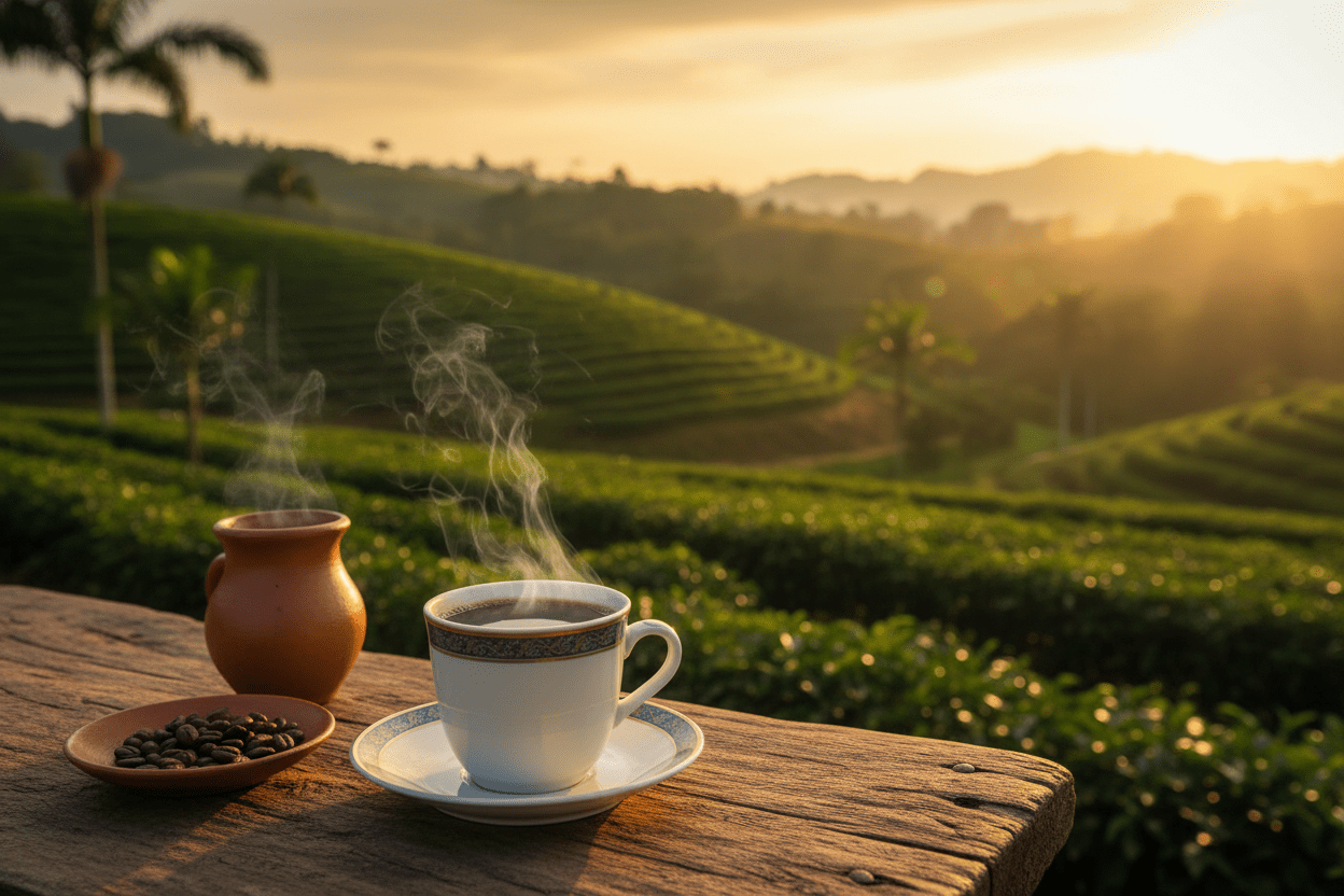 Brazil Santos Single - Origin Coffee - The Wardrakes' Coffee & Tea Company