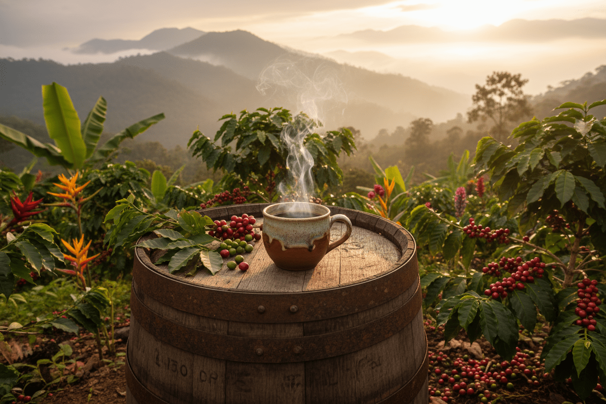 Whiskey Barrel Aged Guatemalan Single Origin - The Wardrakes' Coffee & Tea Company