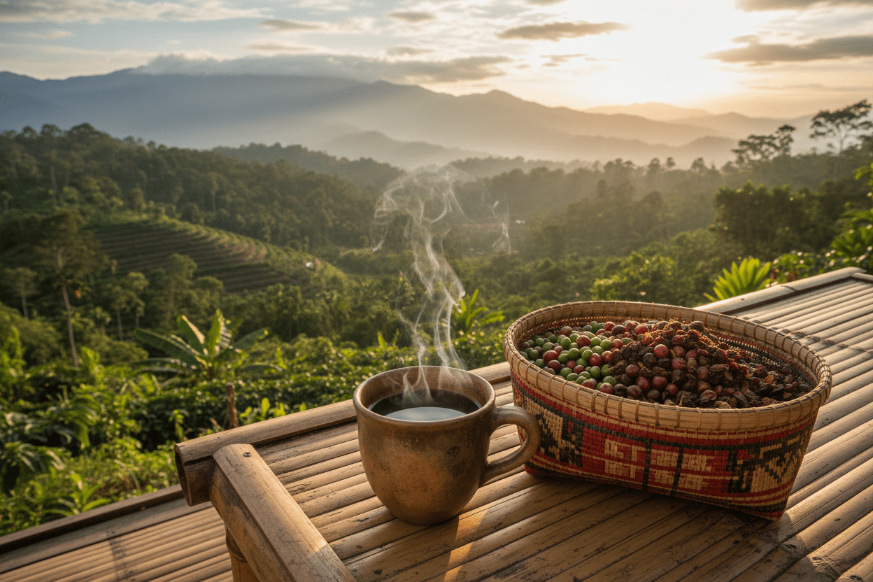Papua New Guinea Single Origin Coffee - The Wardrakes' Coffee & Tea Company