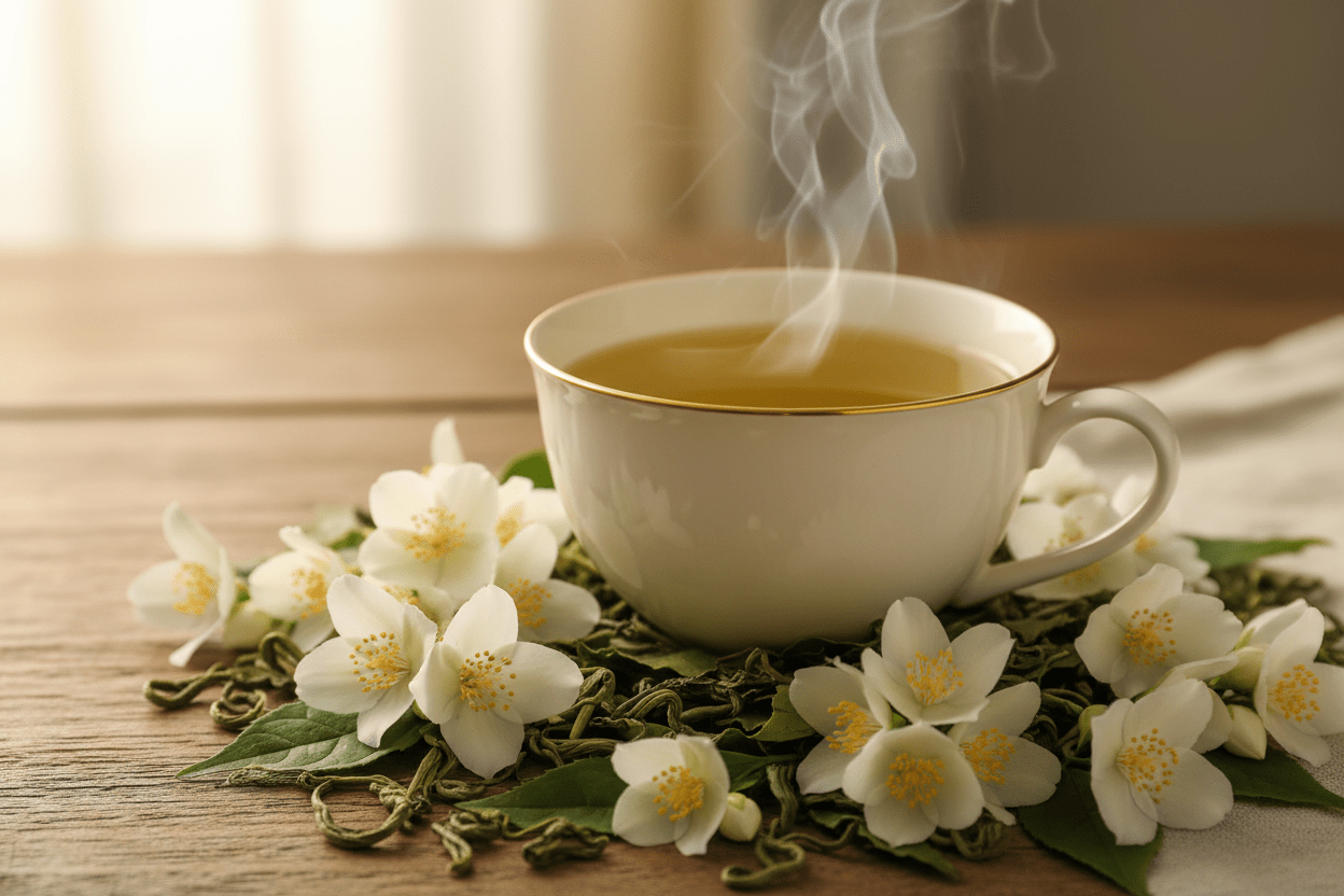 Jasmine Blossom and Green Tea Blend - The Wardrakes' Coffee & Tea Company