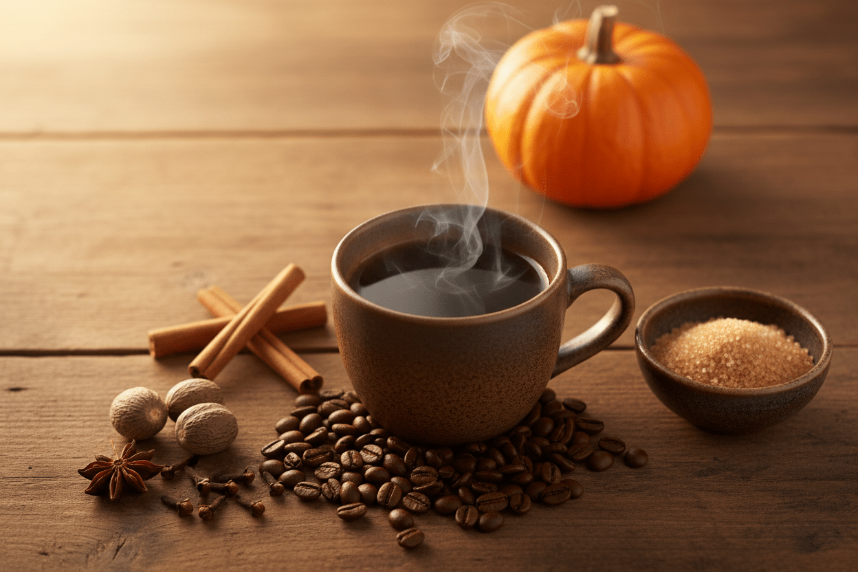 Pumpkin Spice Gourmet Flavored Coffee - The Wardrakes' Coffee & Tea Company